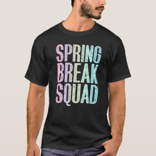 Spring Break Squad Vintager Frühlingsurlaub T-Shirt