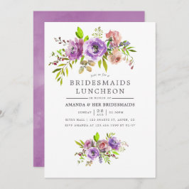 Spring Bridesmaids Luncheon Blumenladen Einladung