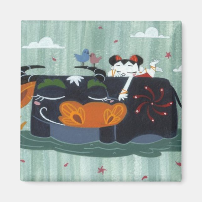 Spring Buffalo Magnet (Vorne)