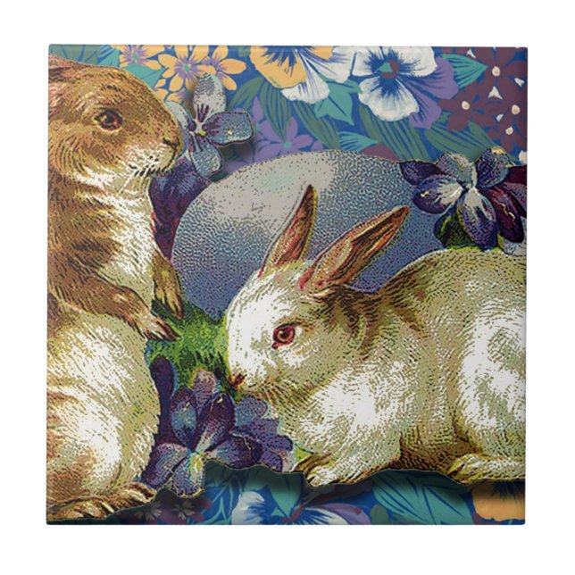 SPRING BUNNIES.jpg Fliese (Vorderseite)