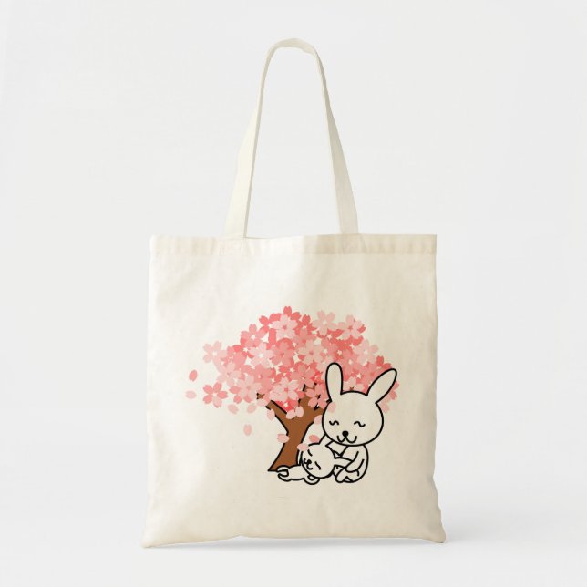 Spring Bunnies Tragetasche (Vorne)