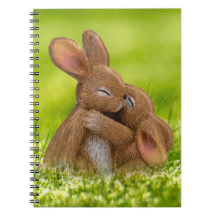 Spring Bunny Lovers Notizblock