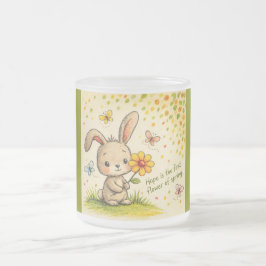 Spring Bunny Mug Mattglastasse