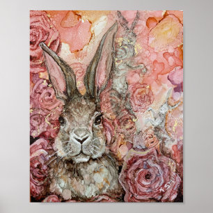 "Spring Bunny" Print Poster