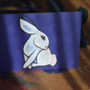 Spring Bunny Rabbit Ostara Karte