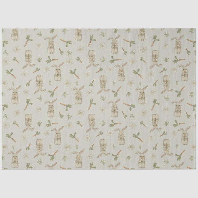 Spring Bunny Tissue Paper Seidenpapier (Vorderseite)