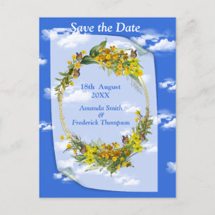 Spring Buttercup Blume Ankündigungspostkarte