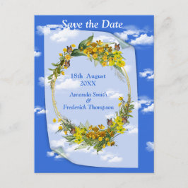 Spring Buttercup Blume Ankündigungspostkarte