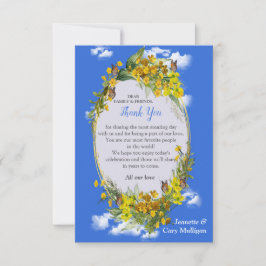 Spring Buttercup Blume Danke RSVP Karte