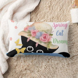 Spring Cat Dreams Lendenkissen