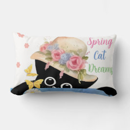 Spring Cat Dreams Lendenkissen