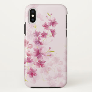 Spring Cherry Blossom Floral Wasserfarbe Stil Case-Mate iPhone Hülle