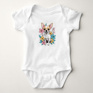 Spring Chihuahua Baby Strampler