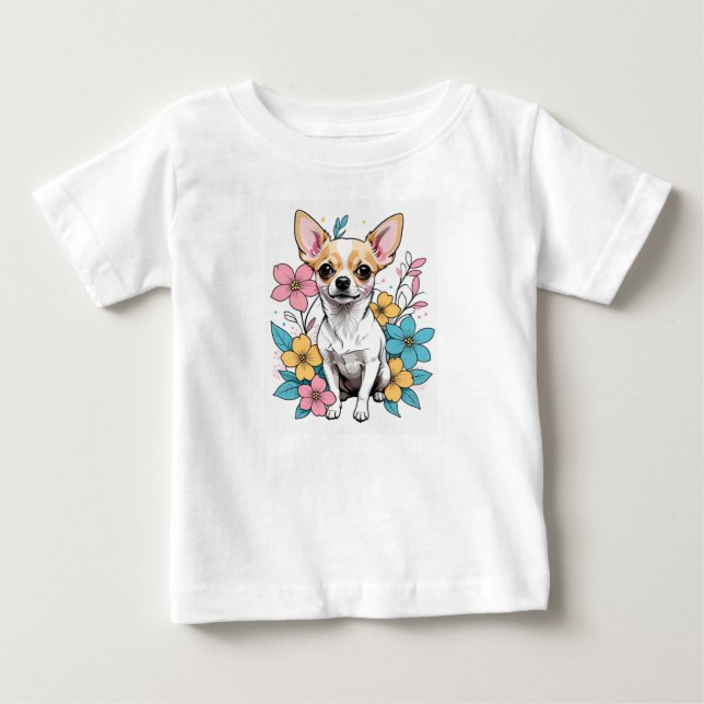 Spring Chihuahua Baby T-shirt (Vorderseite)