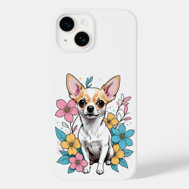 Spring Chihuahua Case-Mate iPhone Hülle (Rückseite)