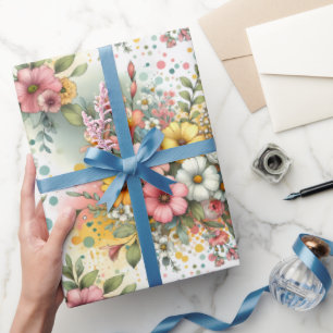 Spring Confetti Garden Geschenkpapier
