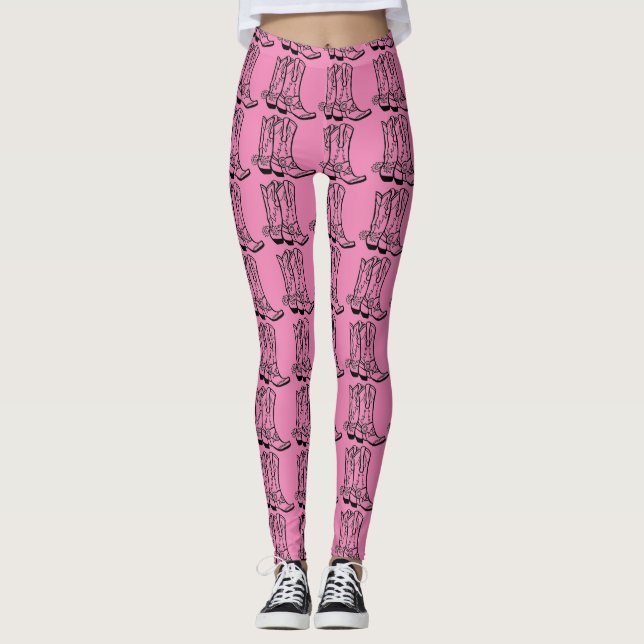 Spring Cowgirl schmiedet Leggings  (Vorderseite)