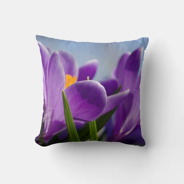 Spring Crocus Pillow und Case Kissen (Vorderseite)