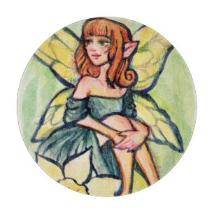 Spring Daffodil Fairy Schneidebrett