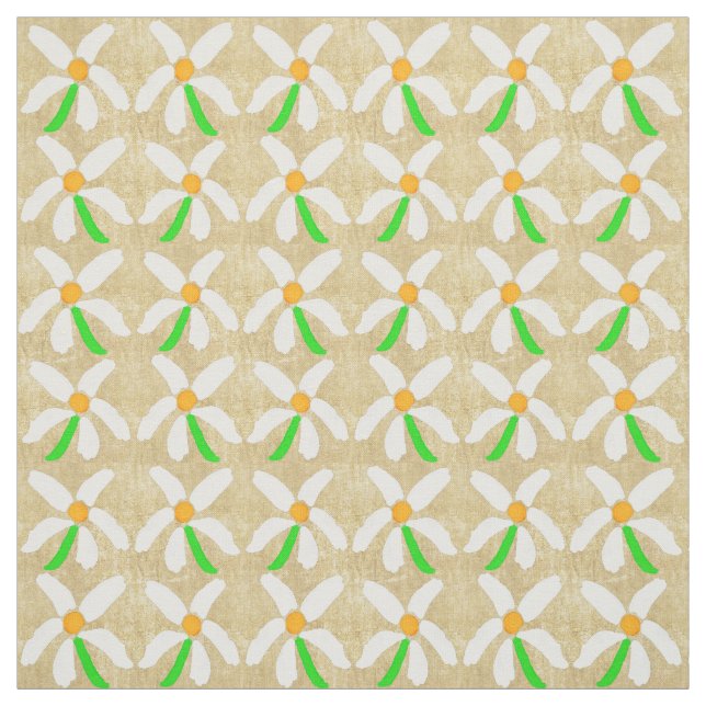 Spring Daisy Fabric Stoff (Muster)