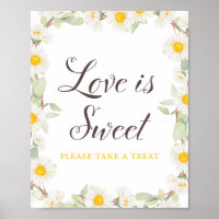 Spring Daisy Themed Bridal | Babyduschzeichen