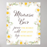 Spring Daisy Themed Bridal | Babyduschzeichen