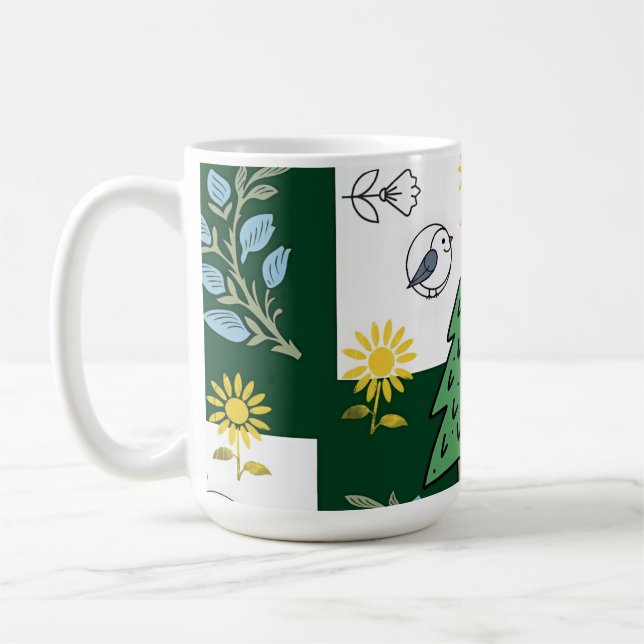 Spring design women's socks  kaffeetasse (Links)