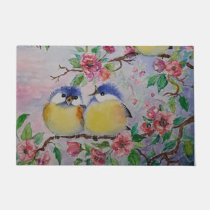 Spring Doormat Little Sparrows Doormat Fußmatte