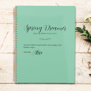 Spring Dreamer Personalisiert Osterplaner Planer