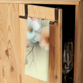 Spring Easter Flowers Geschirrtuch