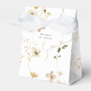 Spring Elegant Boho Wildblume Wedding Geschenkschachtel