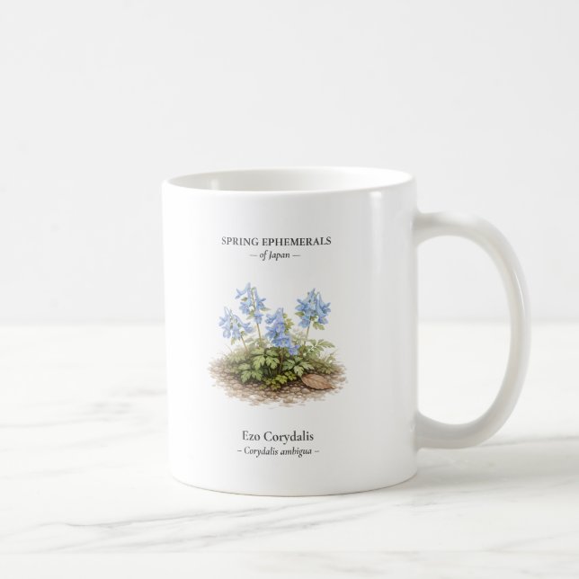 Spring Ephemerals of Japan – Ezo Corydalis Kaffeetasse (Rechts)