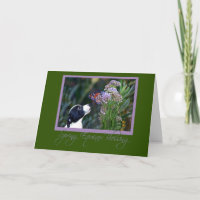 Spring Equinox Card Schmetterling und Welpe Ostara