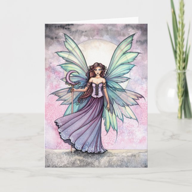 Spring Fairy Greeting Card von Molly Harrison Karte (Vorderseite)