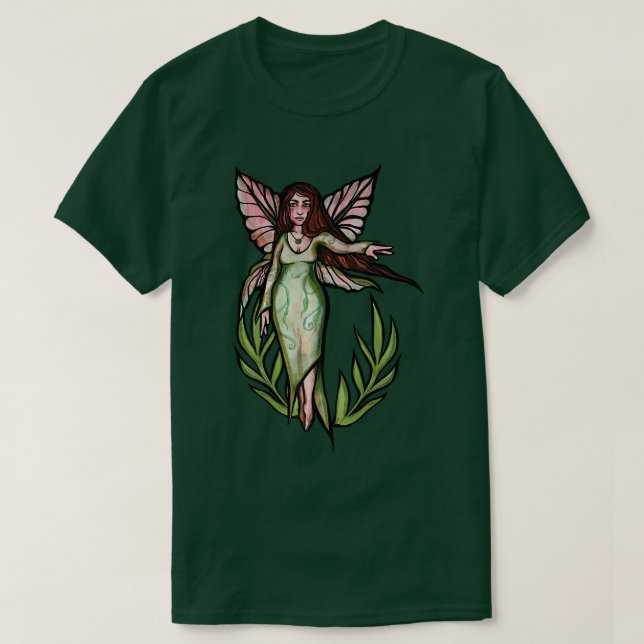 Spring Fairy leaf ArtT-Shirt T-Shirt (Design vorne)