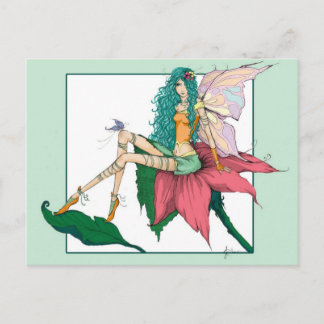 Spring Fairy Postcard Postkarte