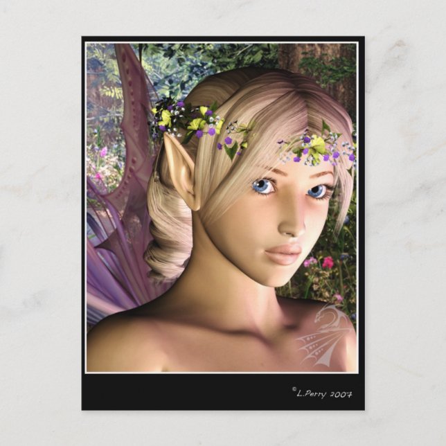 Spring Fairy Postkarte (Vorderseite)