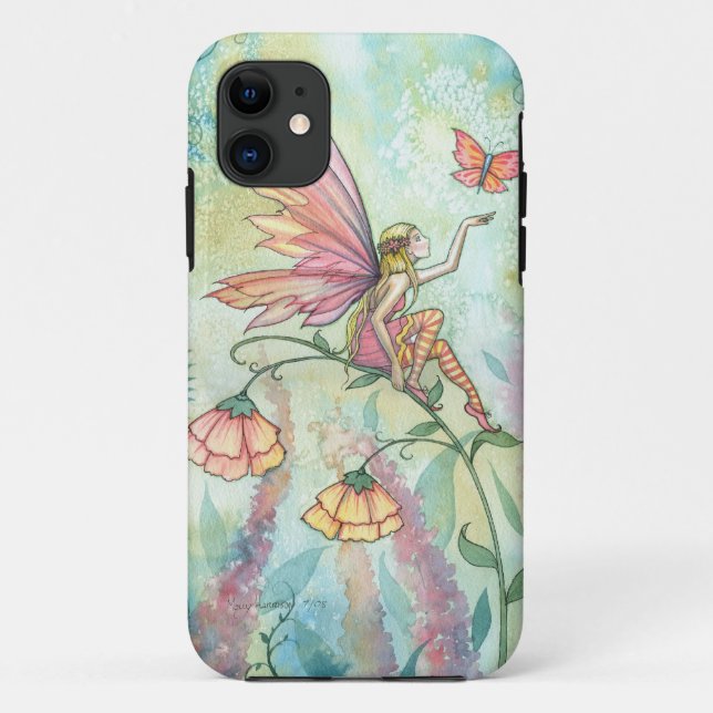 Spring Fantasy Faible Butterfly Art Case-Mate iPhone Hülle (Rückseite)