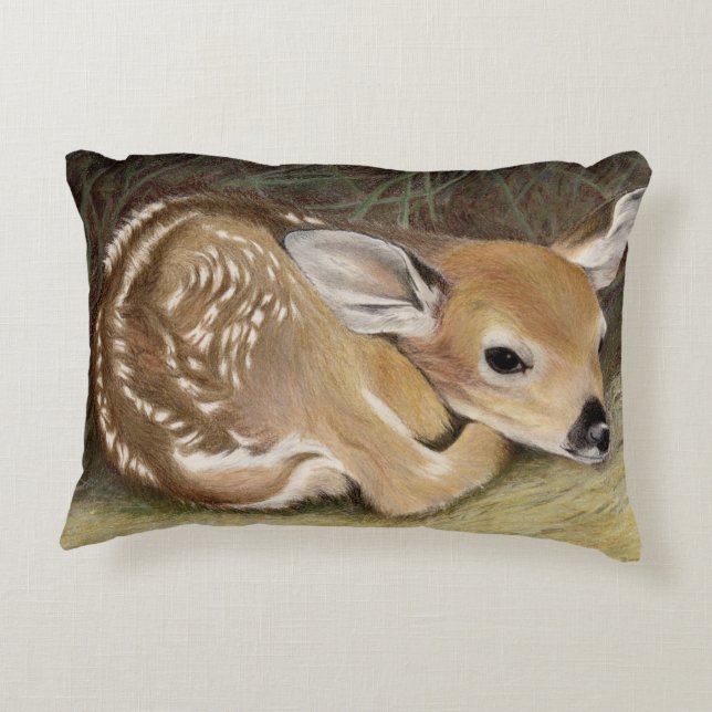 Spring Fawn Dekokissen (Rückseite)