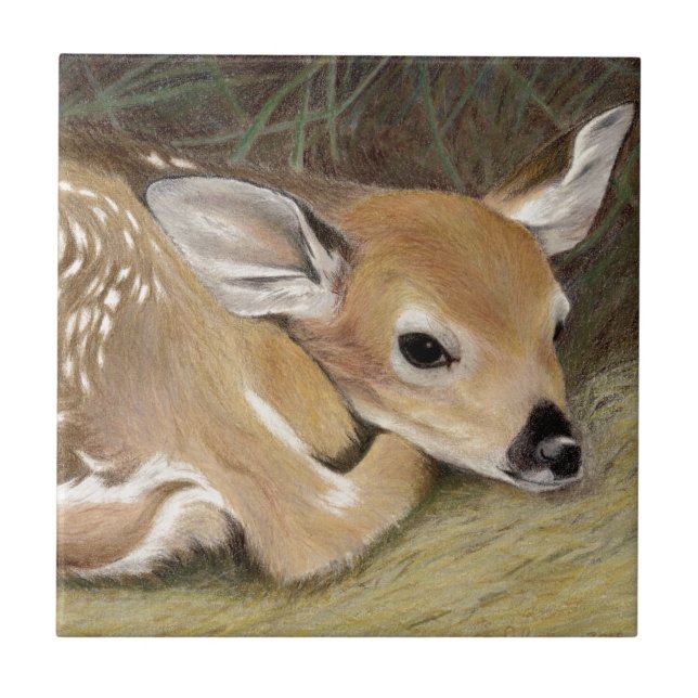 Spring Fawn Fliese (Vorderseite)