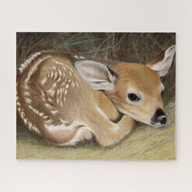 Spring Fawn Puzzle (Horizontal)