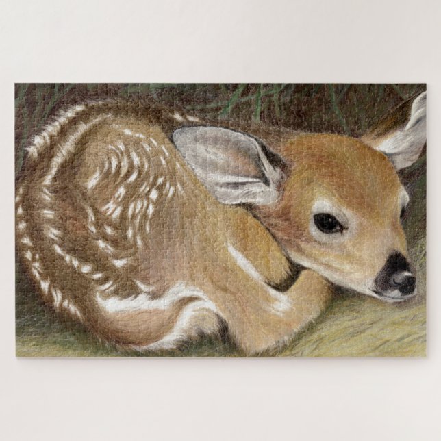 Spring Fawn Puzzle (Horizontal)