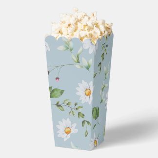 Spring Festival Blue Daisy Popcorn Gefallen Box Geschenkschachtel