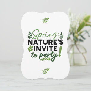 Spring Fling Party - Nature's Celebration Call Einladung