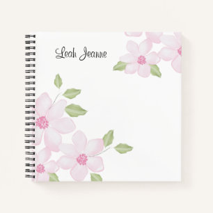Spring Floral 8.5" x 8.5" SpiralNotebook Notizbuch