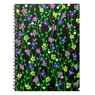 Spring Floral Art Notizblock