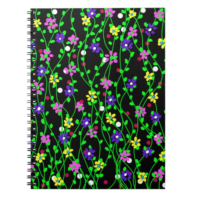 Spring Floral Art Notizblock (Vorderseite)
