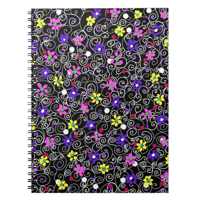 Spring Floral Art Notizblock (Vorderseite)