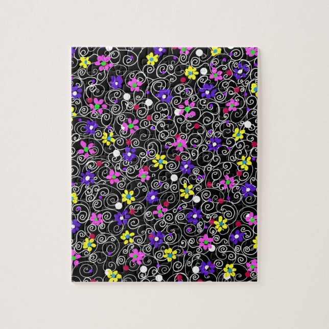 Spring Floral Art Puzzle (Vertikal)
