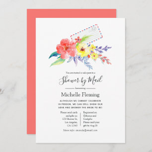 Spring Floral Baby oder Brautparty per Mail Einladung